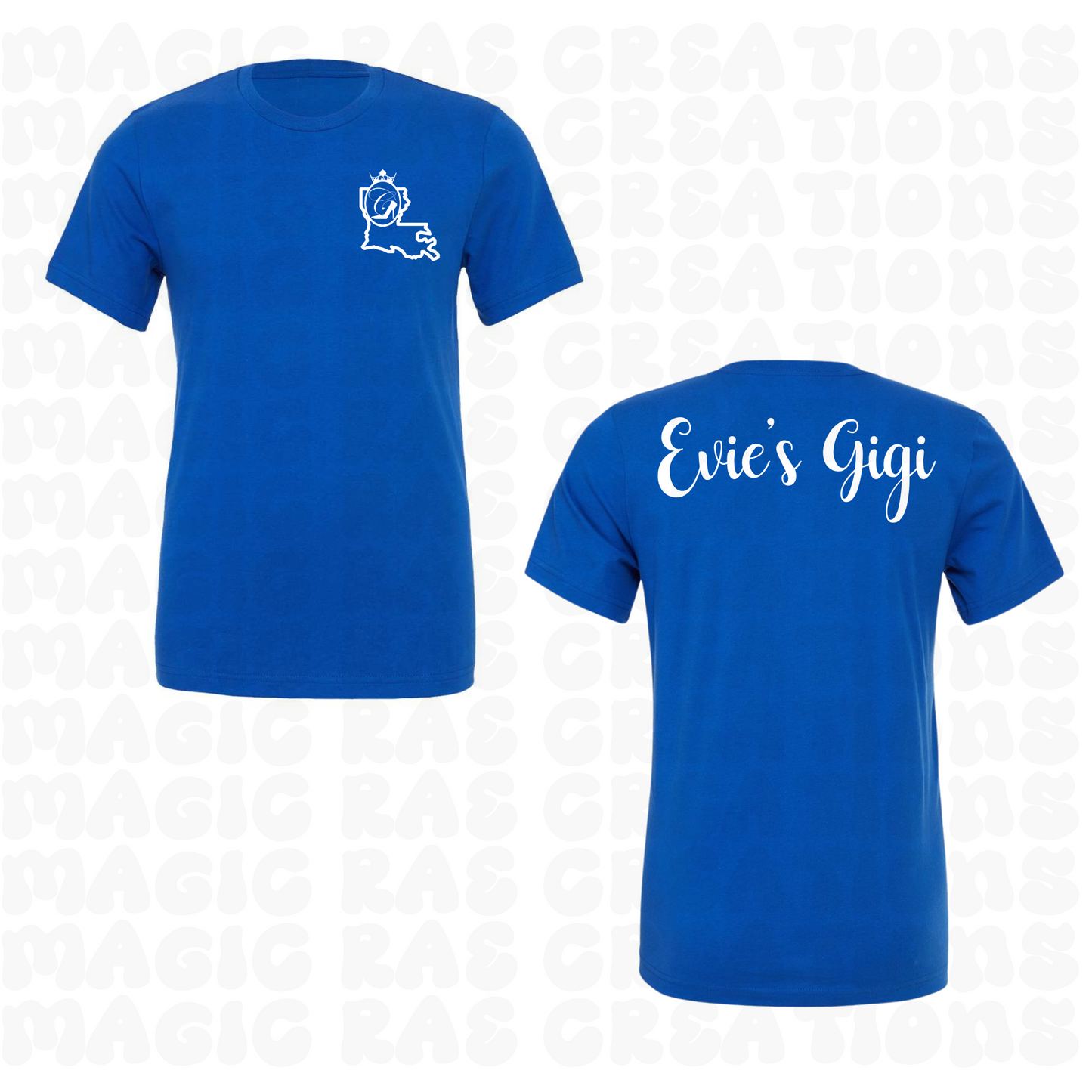Custom Royal Blue Tee