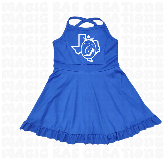Royal Strappy Dress