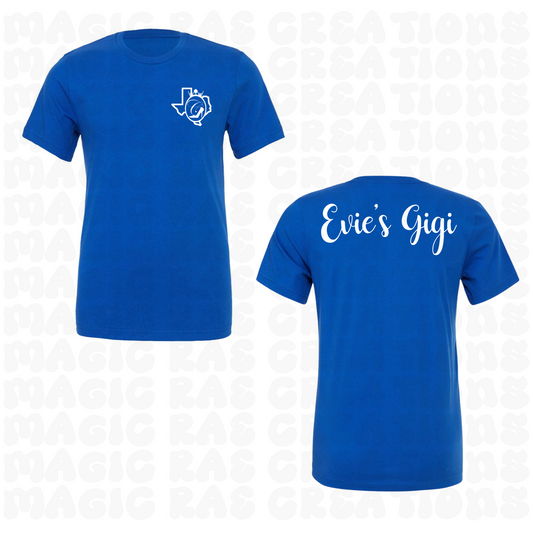 Custom Royal Blue Tee