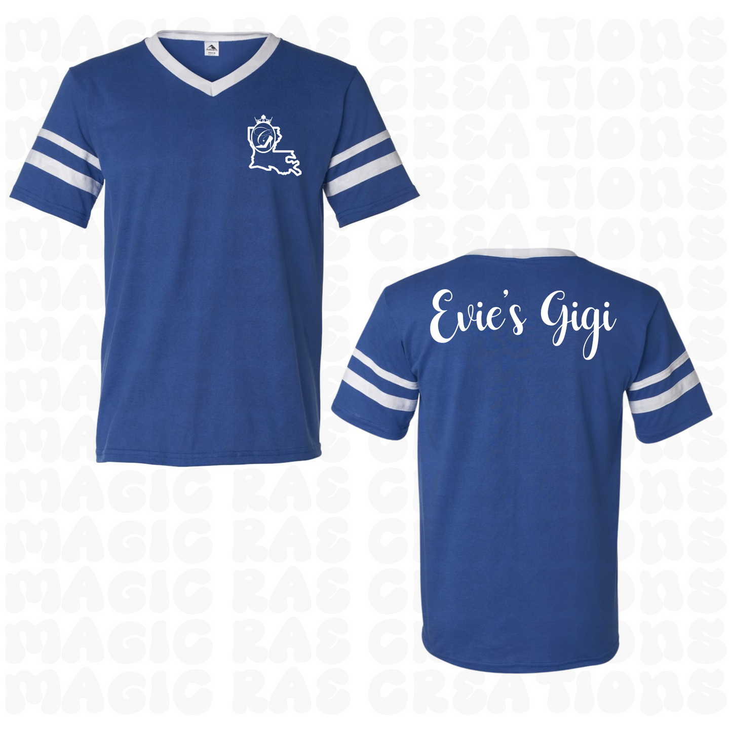 Custom Royal Blue Jersey
